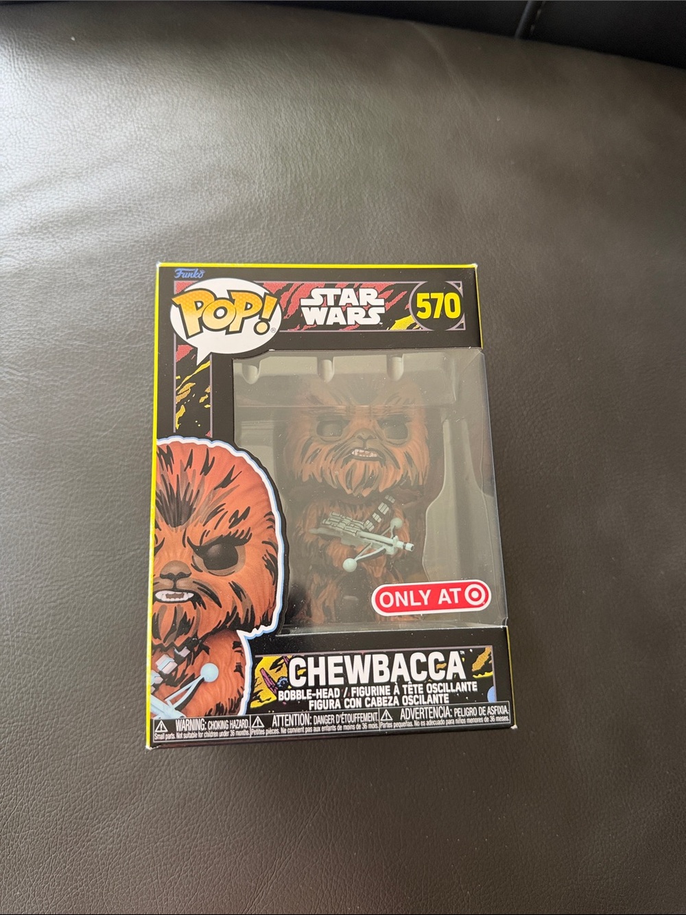 Funko Chewbacca Pop! Figure - Brown and Black